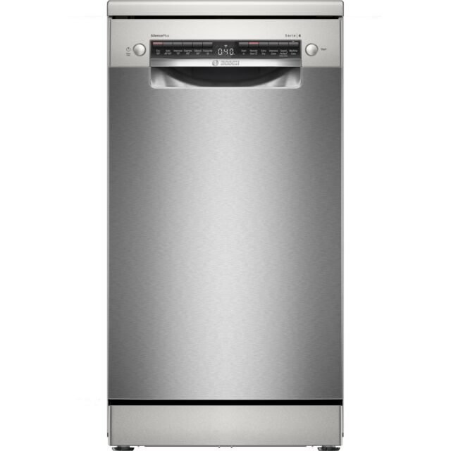 Bosch SPS4HMI49G Series 4, Free-standing dishwasher, 45 cm, Brushed steel anti-fingerprint