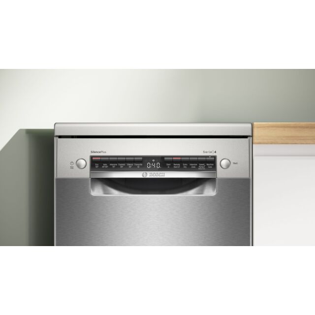 Bosch SPS4HMI49G Series 4, Free-standing dishwasher, 45 cm, Brushed steel anti-fingerprint