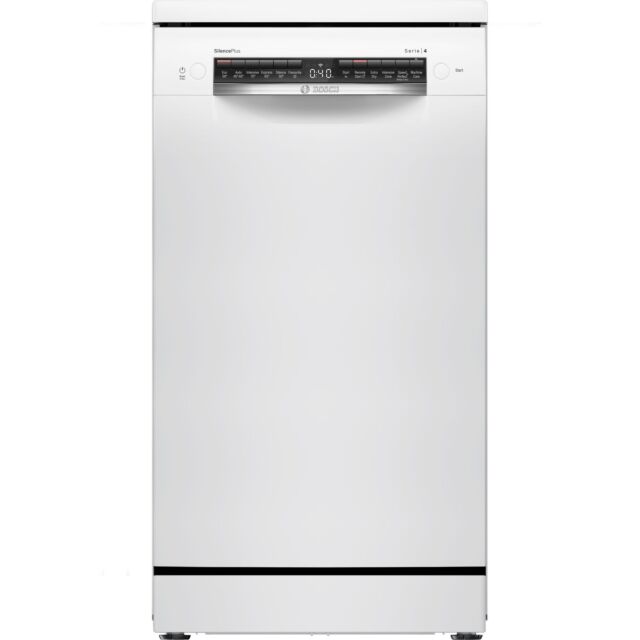 Bosch SPS4HMW49G Series 4, Free-standing dishwasher, 45 cm, White