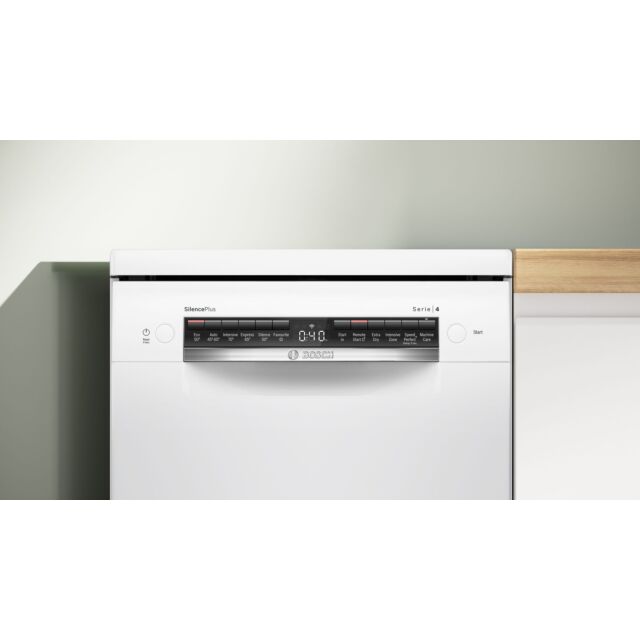 Bosch SPS4HMW49G Series 4, Free-standing dishwasher, 45 cm, White
