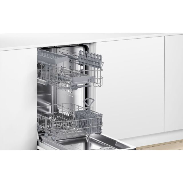 Bosch SPV2HKX02G Slimline, 5 programmes, Vario baskets, 4 options, Info Light, 3/6/9hr time delay, 4