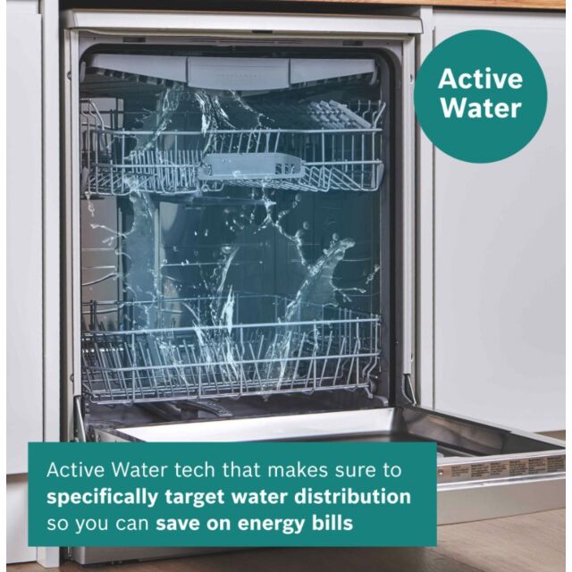 Bosch SPV2HKX02G Slimline, 5 programmes, Vario baskets, 4 options, Info Light, 3/6/9hr time delay, 4