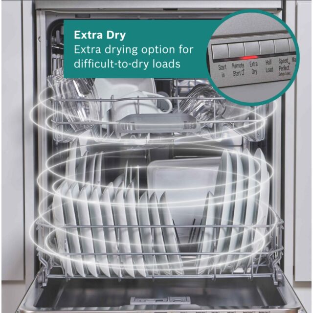 Bosch SPV2HKX02G Slimline, 5 programmes, Vario baskets, 4 options, Info Light, 3/6/9hr time delay, 4