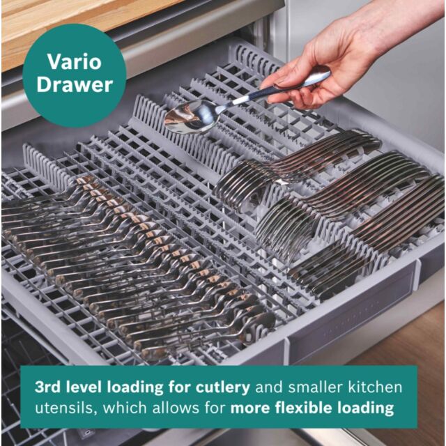 Bosch SPV4EMX17G Slimline, Efficient Dry, 6 programmes, Vario Flex baskets, Vario Drawer, 5 options,