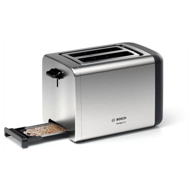 Bosch TAT3P420GB 2 Slice Toaster - Stainless Steel