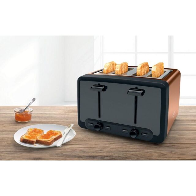 Bosch TAT4P449GB 4 Slice Toaster - Copper