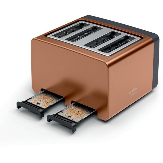 Bosch TAT4P449GB 4 Slice Toaster - Copper