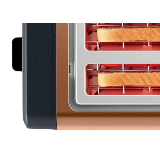 Bosch TAT4P449GB 4 Slice Toaster - Copper