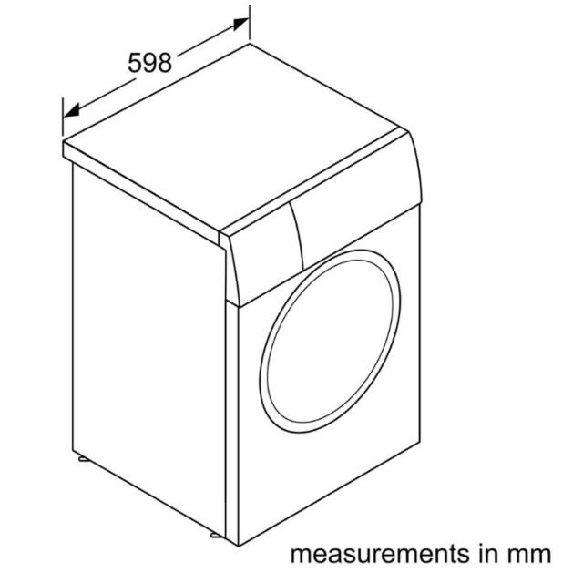 Bosch WAN28255GB 9Kg 1400 Spin Washing Machine - White