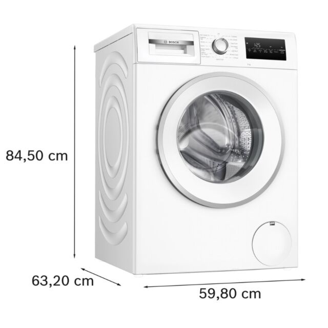 Bosch WAN28255GB 9Kg 1400 Spin Washing Machine - White