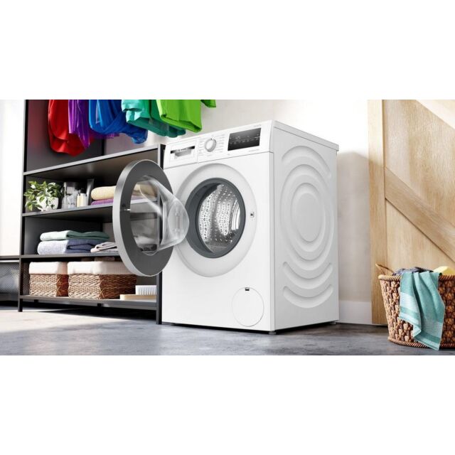 Bosch WAN28259GB Series 4, Washing machine, front loader, Iron Assist, 9 kg, 1400 rpm - White 