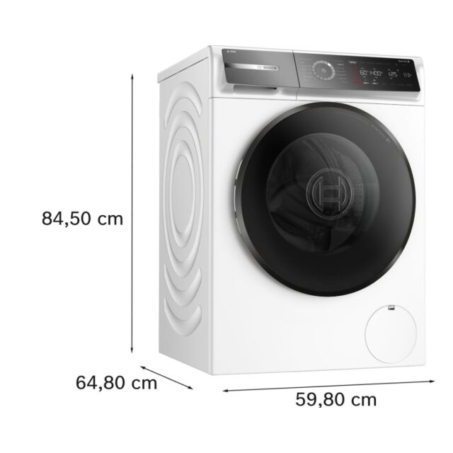 Bosch WGB264A1GB Series 8, Washing machine, front loader, 11 kg, max. 1400 rpm