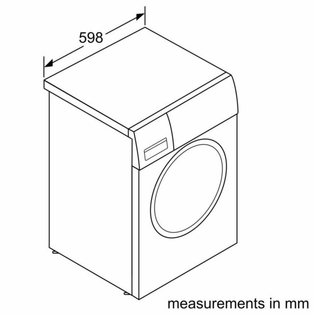 Bosch WGE03408GB Series 2, 8kg Washing machine, 1400 Spin - White