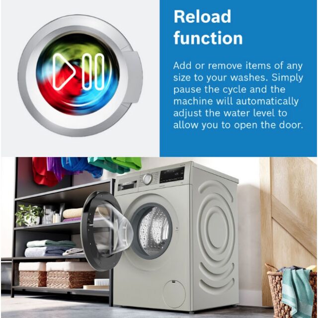 Bosch WGG244ZCGB Bosch WGG244ZCGB 9kg 1400 Spin Washing Machine - Graphite