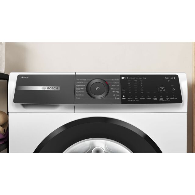 Bosch WGH254A0GB Series 6, Washing machine, i-Dos, front loader, 10 kg, max. 1400 rpm