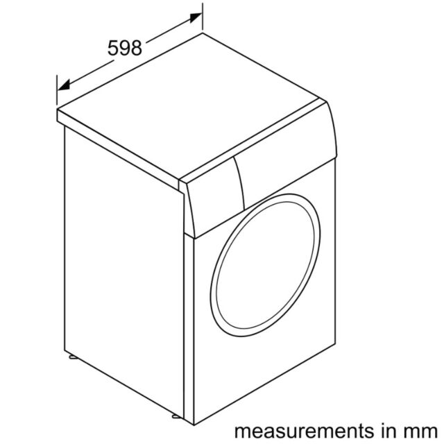 Bosch WGJ25400GB 10Kg 1400 Spin Washing Machine - White