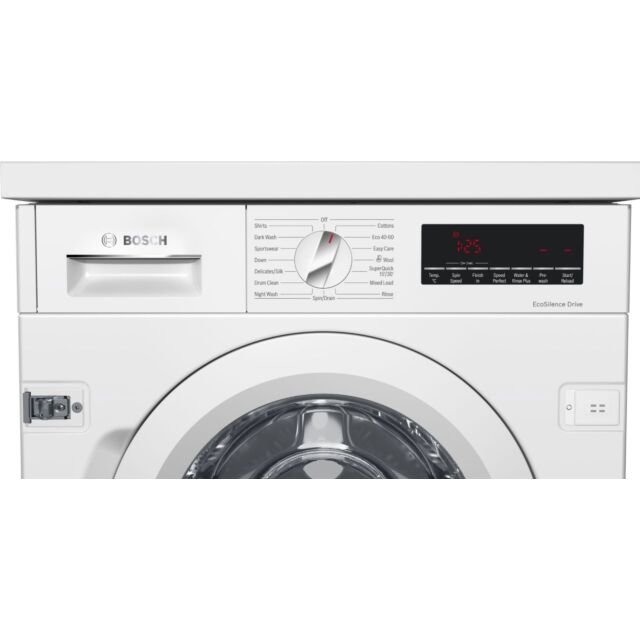 Bosch WIW28502GB Capacity 8kg, 1400rpm, TimeLight, Reload, SpeedPerfect, 24hr time delay, BLDC motor