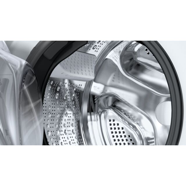 Bosch WNC25410GB Series 8, Washer dryer with i-Dos Auto Dose, 10.5/6 kg, 1400 rpm - White