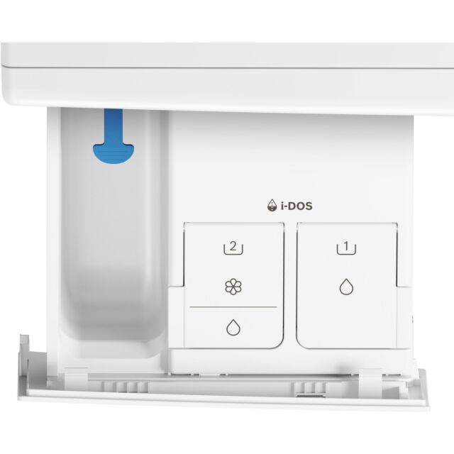 Bosch WNC25410GB Series 8, Washer dryer with i-Dos Auto Dose, 10.5/6 kg, 1400 rpm - White