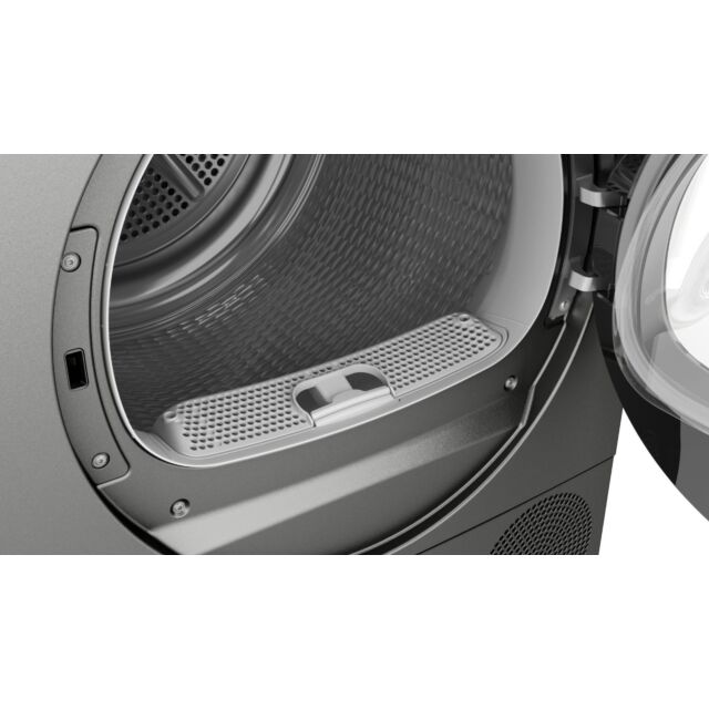 Bosch WQG245R2GB Series 6, Heat Pump Tumble Dryer, 9 Kg, Cast Iron Grey