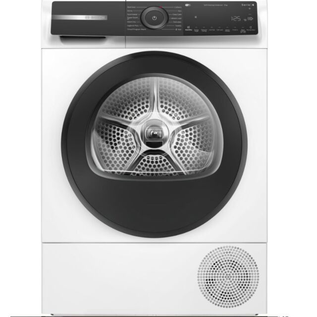 Bosch WQH246D9GB Series 6, Heat pump tumble dryer, 9 kg White