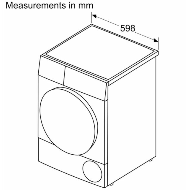 Bosch WQH246DRGB Series 6, Heat pump tumble dryer, 9 kg, Cast iron grey