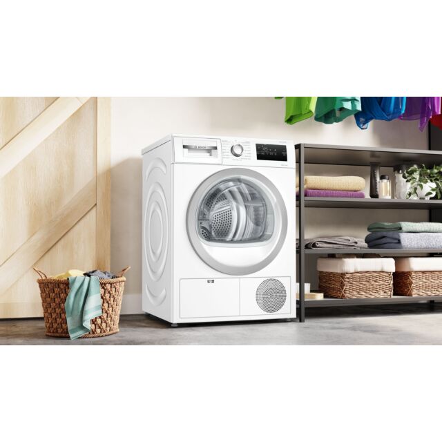 Bosch WTH85225GB Series 4, Heat pump tumble dryer, 8 kg