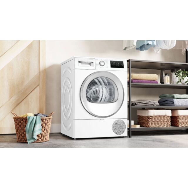 Bosch WTH85226GB , Series 4 Wth85226g 8Kg Heat Pump Tumble Dryer - White