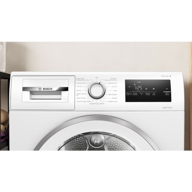 Bosch WTH85226GB , Series 4 Wth85226g 8Kg Heat Pump Tumble Dryer - White