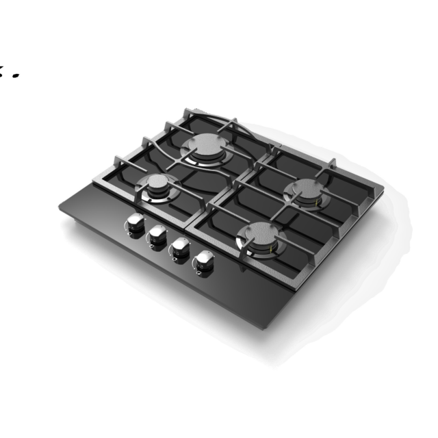 Cata UBGOG601BK 60Cm 4 Burner Hob