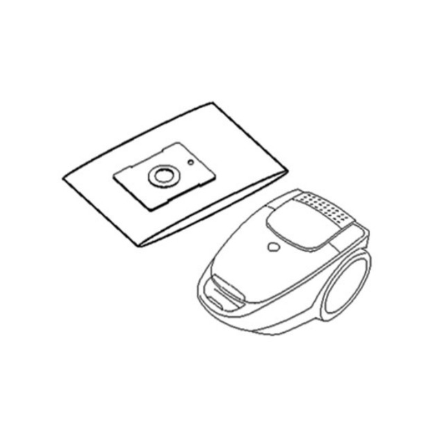 Daewoo/Delonghi/Sanyo Vacuum Cleaner Paper Dust Bags SDB210