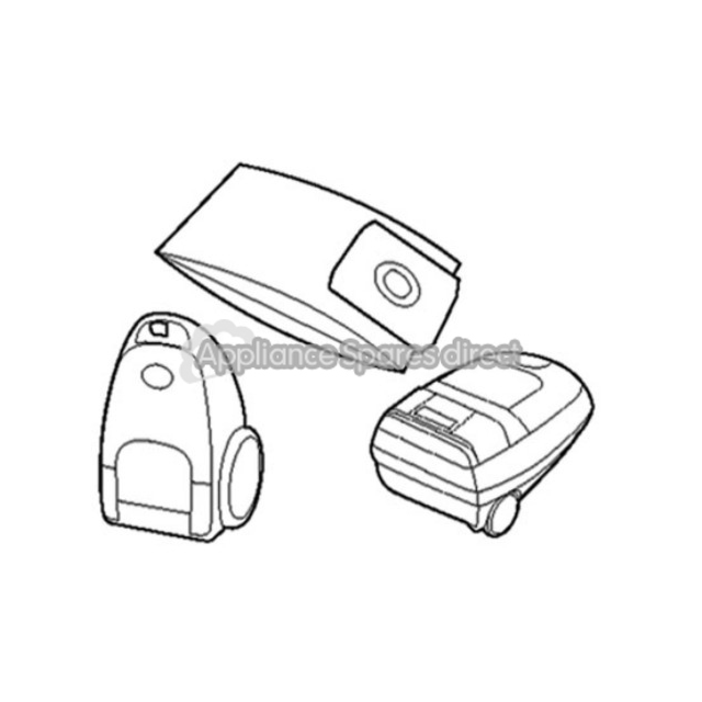 Daewoo Replacement Vacuum Cleaner Paper Dust Bags SDB248