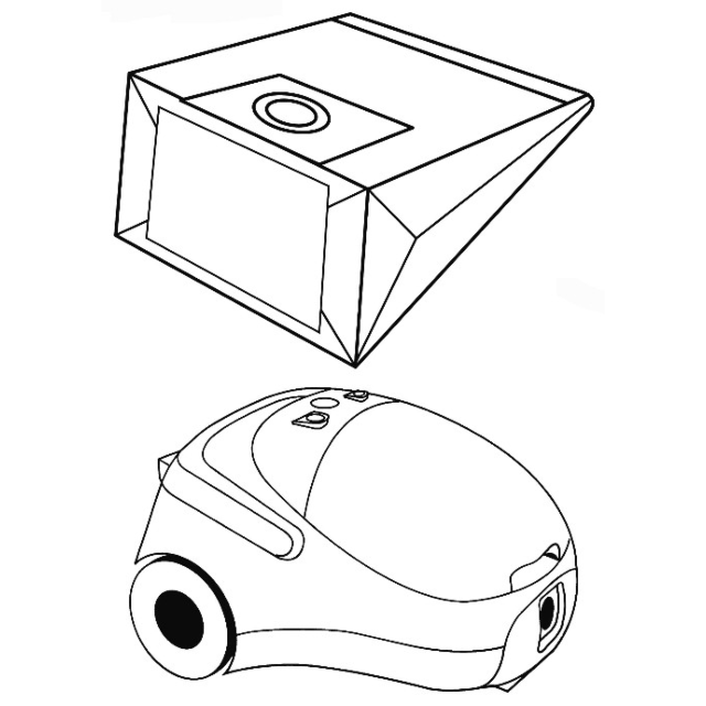 Dirt Devil Vacuum Cleaner Paper Dust Bags SDB280