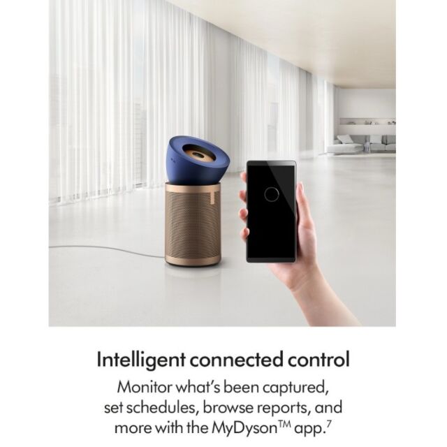 Dyson BP04 (545814-01) Purifier Big+Quiet Formaldehyde Fan - Prussian Blue / Gold