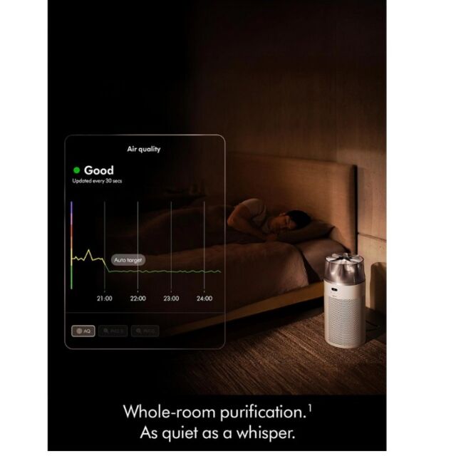 Dyson HJ10 Hush Jet Purifier - White/Silver