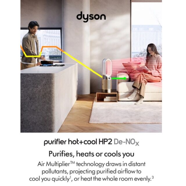 Dyson HP12 (544557-01) Purifier De-NOx - White/Gold
