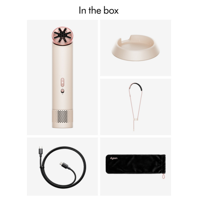 Dyson PF01-ST (641010-01) HushJetTM Mini Cool - Stone / Blush