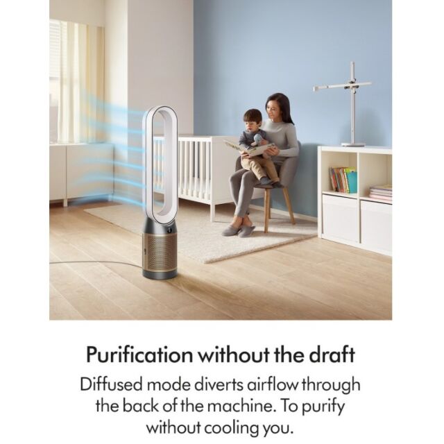 Dyson TP12 (544535-01) Purifier Fan - White/Gold