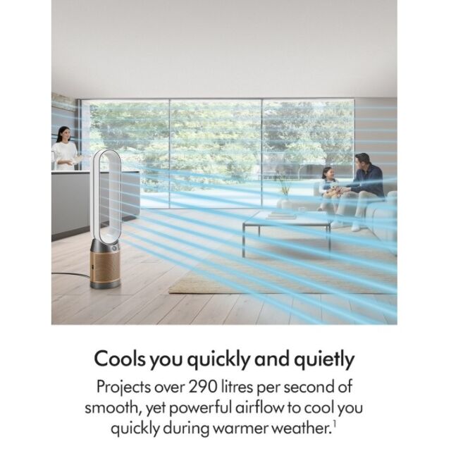 Dyson TP12 (544535-01) Purifier Fan - White/Gold