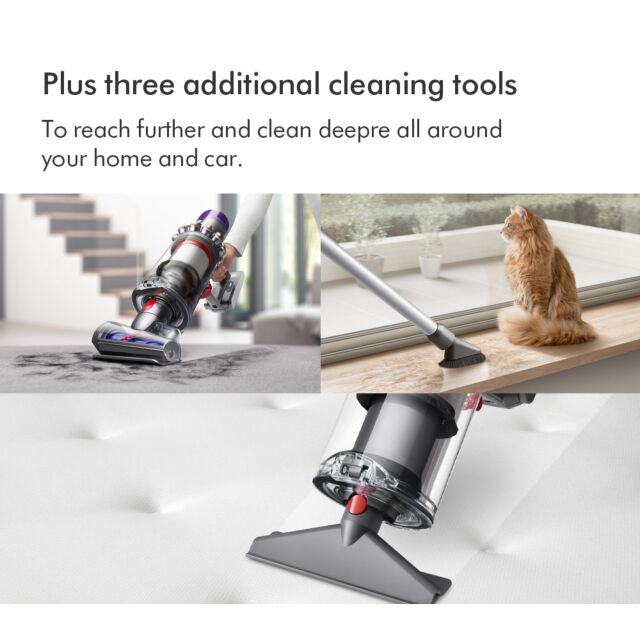 Dyson V11EXTRA (476597-01) V11extra Stick Vacuum Cleaner - 60 Minutes Run Time - Nickel/Red