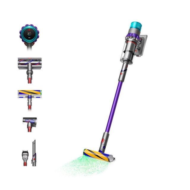 Dyson V15-2024 Cordless Vacuum - 60 Minutes Run Time - Yellow/Nickel