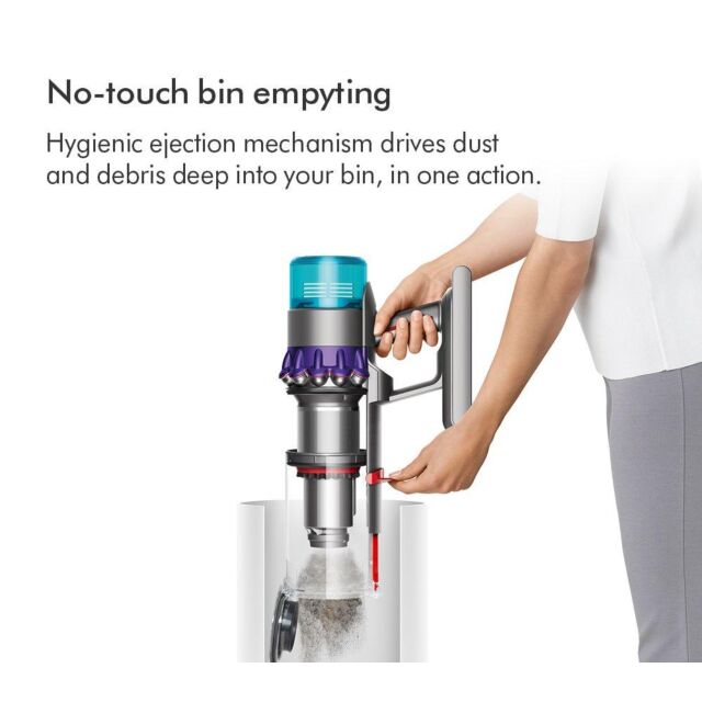 Dyson V15-2024 Cordless Vacuum - 60 Minutes Run Time - Yellow/Nickel