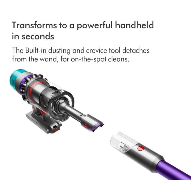 Dyson V15-2024 Cordless Vacuum - 60 Minutes Run Time - Yellow/Nickel