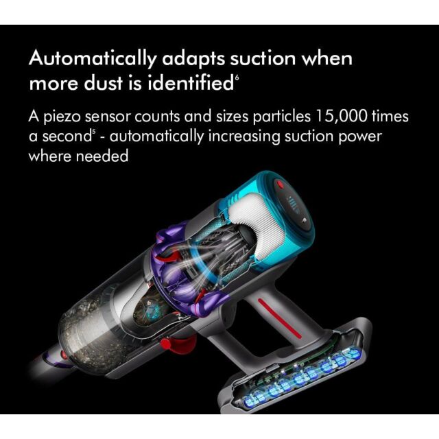 Dyson V15-2024 Cordless Vacuum - 60 Minutes Run Time - Yellow/Nickel