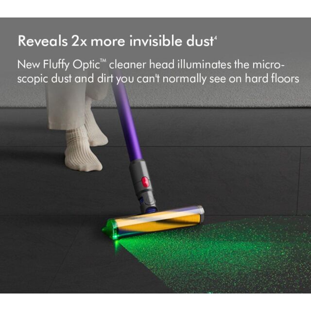 Dyson V15-2024 Cordless Vacuum - 60 Minutes Run Time - Yellow/Nickel