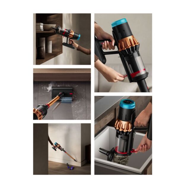 Dyson V16PISTANMLSUB DS60 Piston Animal Submarine? wet and dry vacuum cleaner - Black/ Copper