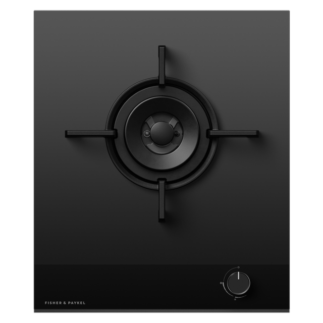 Fisher + Paykel CG451DNGGB4 45Cm 1 Burner Gas Hob - Black Glass