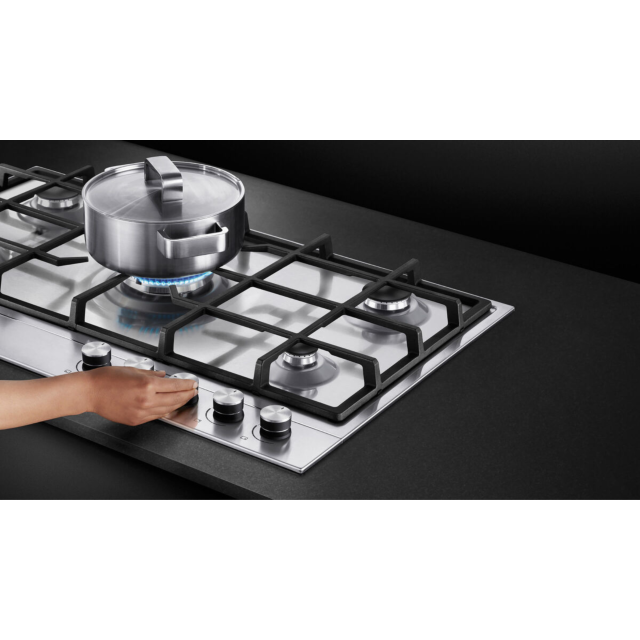 Fisher + Paykel CG604DNGX1 4 Burner 60Cm Gas Hob - Stainless Steel