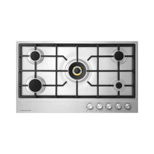 Fisher + Paykel CG905DNGX1 90cm Gas Hob - Stainless Steel