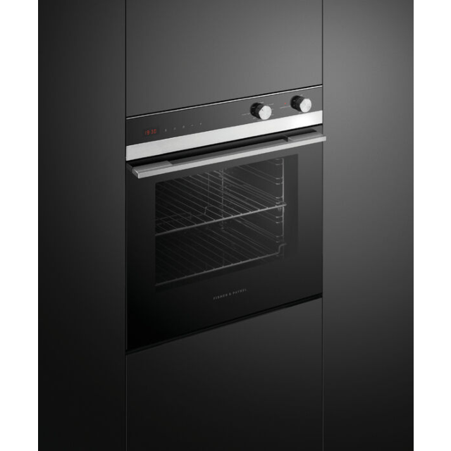 Fisher + Paykel OB60SC7CEX3 Built In Electric Single Oven - Black / Stai